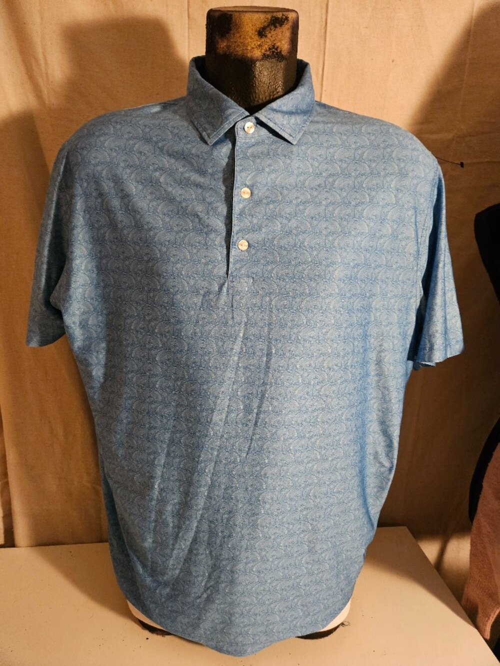 Men's Hickey Freeman Polo Shirt Size XL Mint Like New